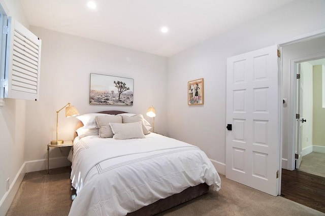 4001 Coldwater Canyon Ave, Studio City, CA 91604 - carpeted bedroom with baseboards and recessed lighting
