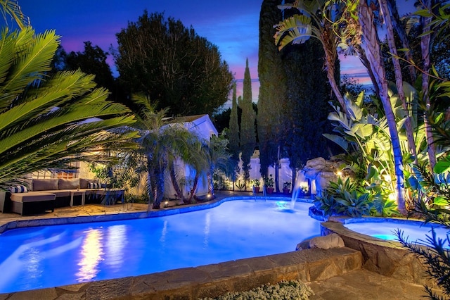 4001 Coldwater Canyon Ave, Studio City, CA 91604 - swimming pool featuring outdoor lounge area