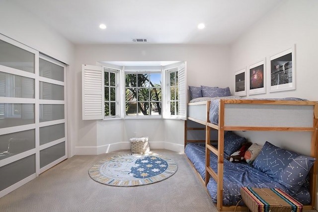 4001 Coldwater Canyon Ave, Studio City, CA 91604 - bedroom featuring carpet floors, baseboards, and recessed lighting