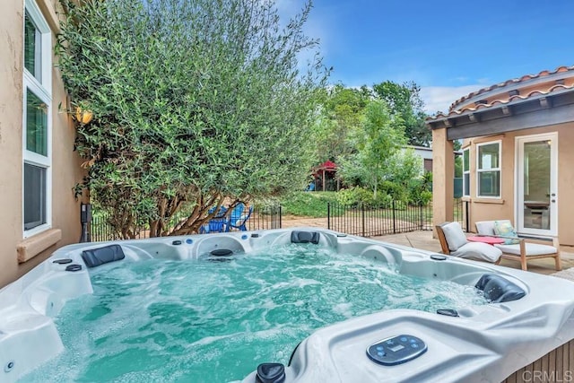 1455 Independence Way, Vista, CA 92084 - wooden deck with a hot tub