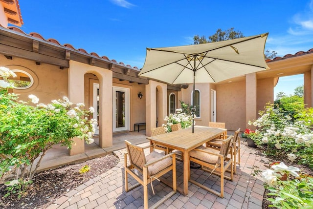 1455 Independence Way, Vista, CA 92084 - view of patio / terrace featuring outdoor dining space