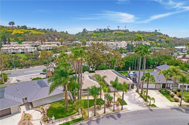 aerial perspective of suburban area