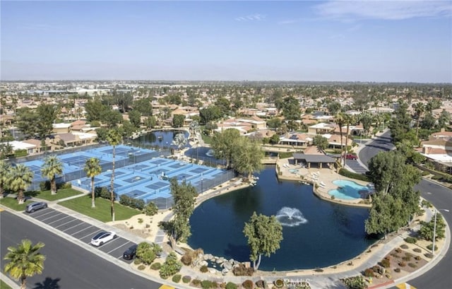 bird's eye view of a large body of water