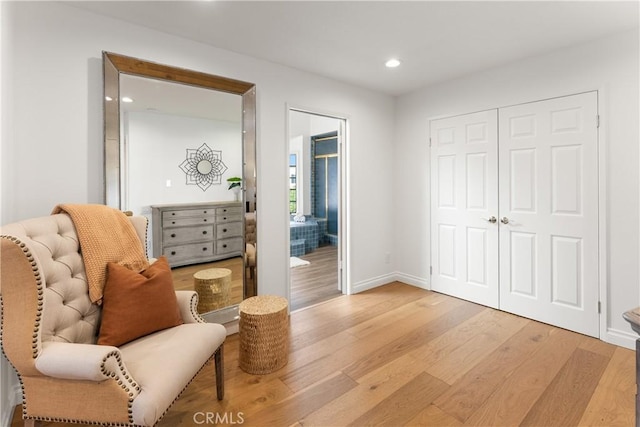 23721 Sarda Rd, Valencia, CA 91355 - living area with light wood-type flooring and recessed lighting