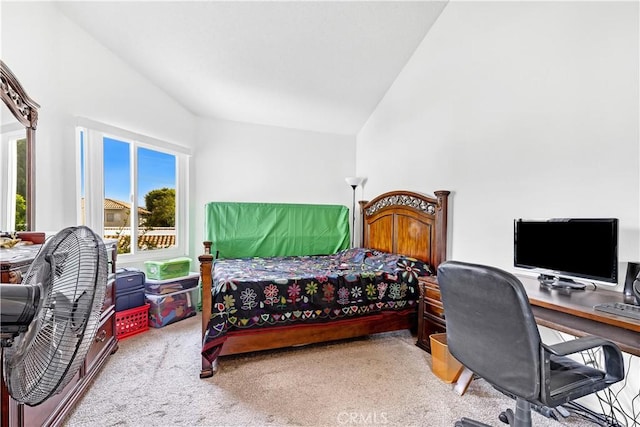 268 Lemon, Irvine, CA 92618 - carpeted bedroom with vaulted ceiling