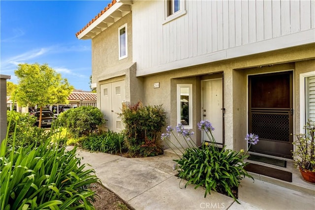 268 Lemon, Irvine, CA 92618 - view of exterior entry featuring stucco siding