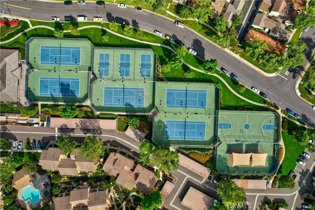 268 Lemon, Irvine, CA 92618 - aerial view of property and surrounding area featuring nearby suburban area