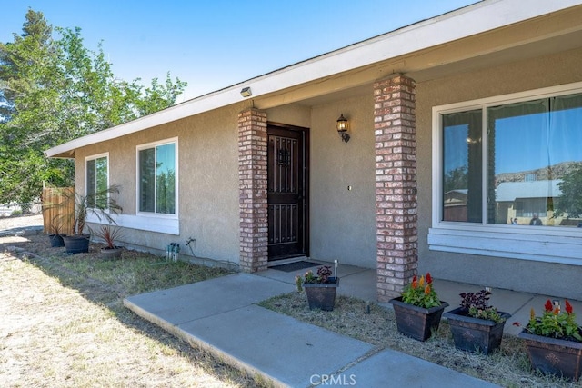 40022 172nd St E, Palmdale, CA 93591 - property entrance with stucco siding and brick siding