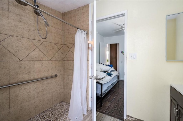 25176 Wendy Way, Moreno Valley, CA 92551 - ensuite bathroom featuring vanity and tiled shower