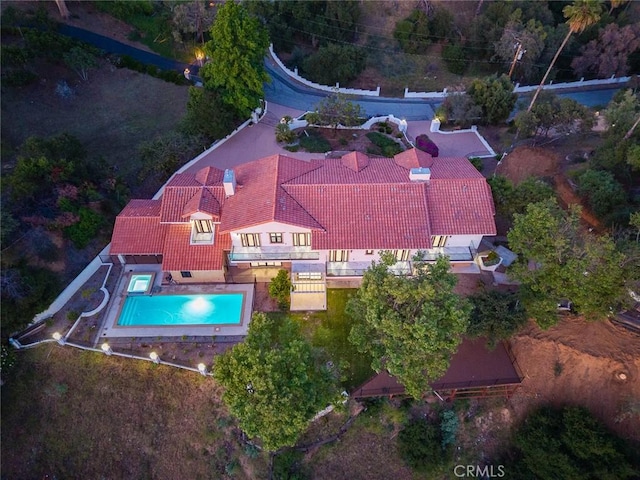 255 El Cielo Ln, Bradbury, CA 91008 - view of subject property with a pool area