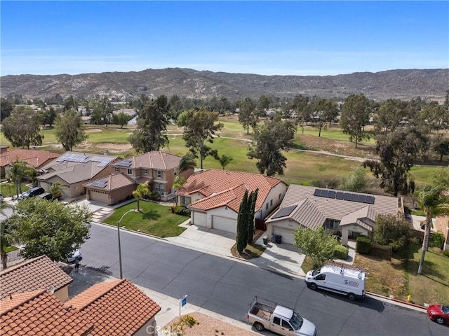 225 Caldera Ln, Hemet, CA 92545 - aerial perspective of suburban area with a mountainous background