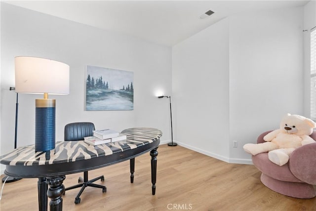 225 Caldera Ln, Hemet, CA 92545 - home office with wood finished floors and baseboards