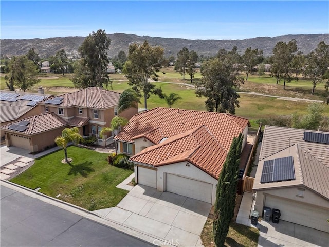 225 Caldera Ln, Hemet, CA 92545 - aerial view of residential area with mountains and a local golf course