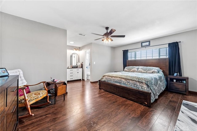 5471 Santa Gertrudes Ave, Garden Grove, CA 92845 - bedroom with wood finished floors, ceiling fan, and baseboards