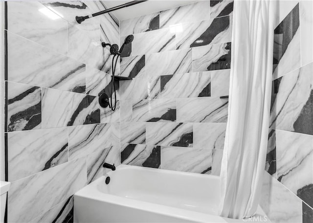 5471 Santa Gertrudes Ave, Garden Grove, CA 92845 - bathroom with shower / bathtub combination with curtain