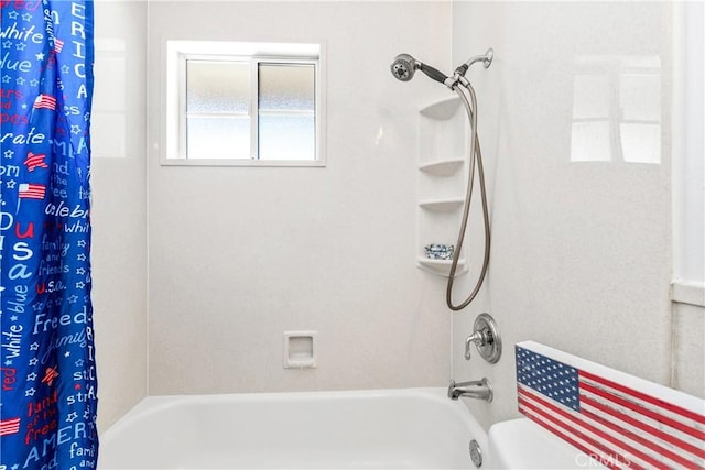 5471 Santa Gertrudes Ave, Garden Grove, CA 92845 - full bathroom with shower / tub combo with curtain and toilet