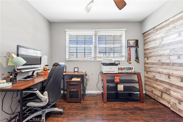 5471 Santa Gertrudes Ave, Garden Grove, CA 92845 - office space featuring wood finished floors and ceiling fan