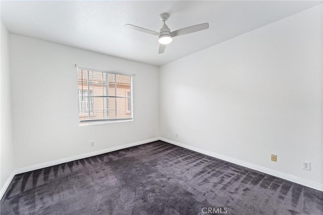 21848 S Vermont Ave Unit 6, Torrance, CA 90502 - unfurnished room featuring dark carpet and a ceiling fan