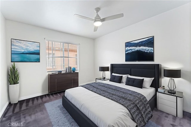 21848 S Vermont Ave Unit 6, Torrance, CA 90502 - bedroom featuring baseboards and ceiling fan