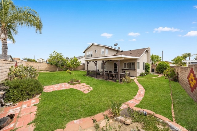6252 Verdugo Ave, Chino, CA 91710 - back of house with stucco siding, a patio, and a fire pit