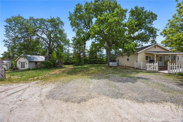 view of fenced yard
