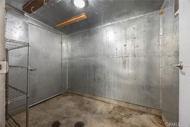 view of storage room