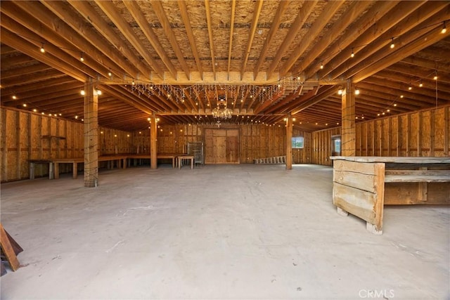 view of horse barn