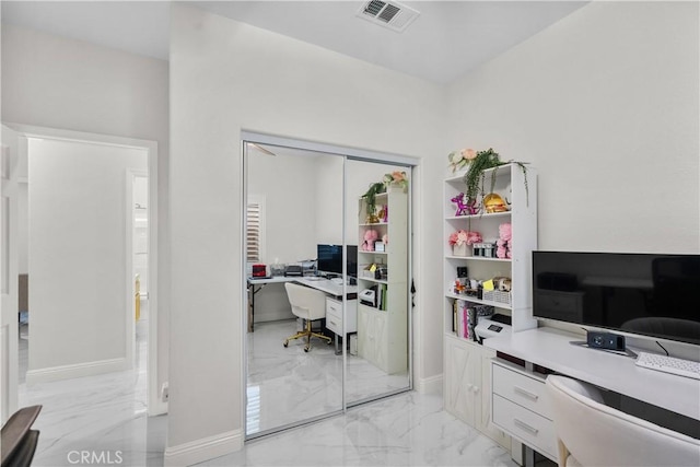 4064 Prestwick Ln, Palmdale, CA 93551 - office space with light marble finish floors and baseboards