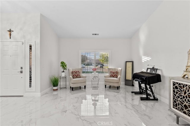 4064 Prestwick Ln, Palmdale, CA 93551 - sitting room featuring marble tiled flooring and baseboards