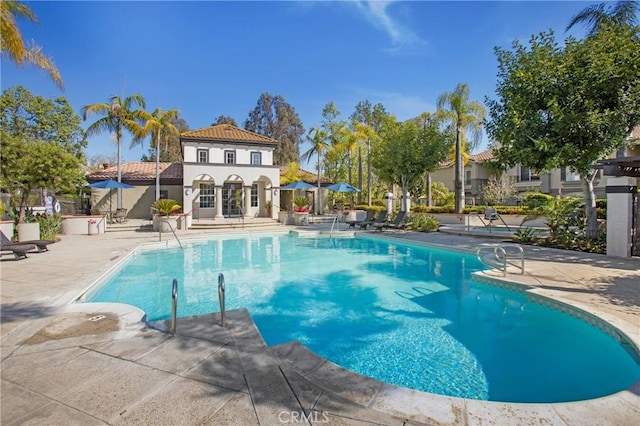 11 Via Pamplona, Rancho Santa Margarita, CA 92688 - community pool featuring a patio