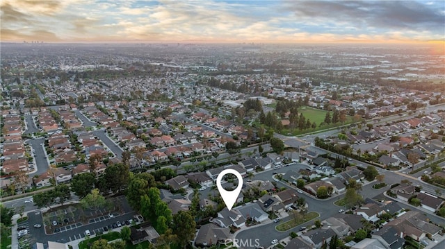 30 Yorktown, Irvine, CA 92620 - aerial view of property and surrounding area featuring nearby suburban area