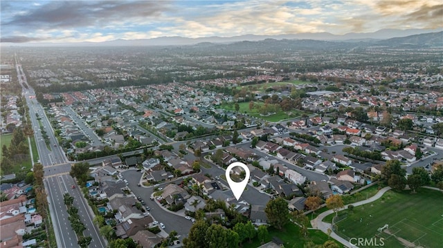 30 Yorktown, Irvine, CA 92620 - aerial view at dusk of a mountain view and a residential view