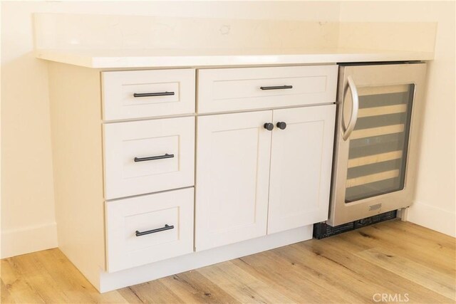 12539 Presnell St, Los Angeles, CA 90066 - detailed view of wine cooler and wood finished floors