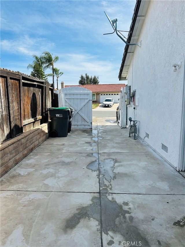 25690 Onate Dr, Moreno Valley, CA 92557 - view of patio / terrace with a gate