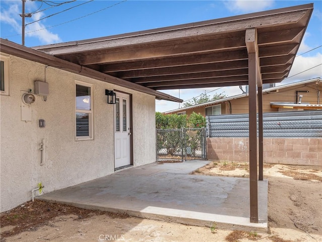 15533 Heartsease Ln, Victorville, CA 92395 - view of patio / terrace with fence