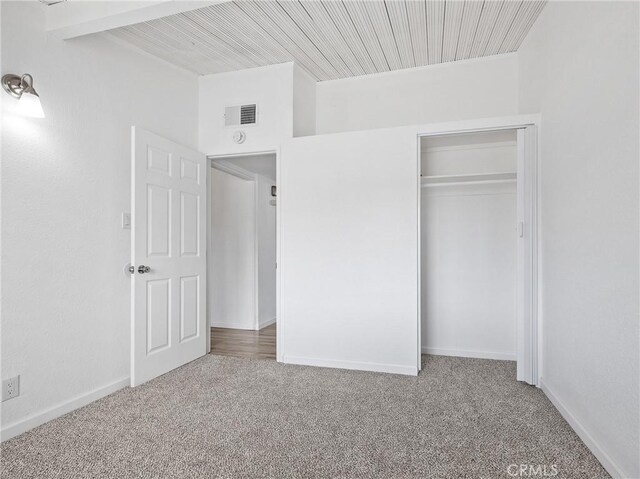 15533 Heartsease Ln, Victorville, CA 92395 - unfurnished bedroom featuring carpet flooring, a closet, and baseboards