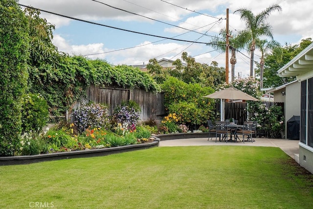 14691 Leon Pl, Tustin, CA 92780 - view of yard featuring a patio area