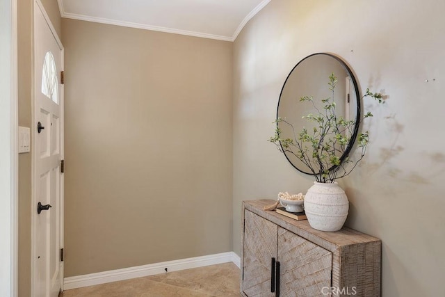 14691 Leon Pl, Tustin, CA 92780 - entryway with crown molding and baseboards