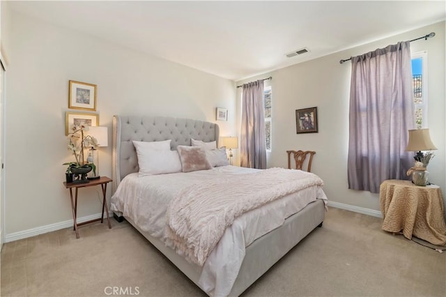 16418 Village Meadow Dr, Riverside, CA 92503 - bedroom with light carpet, baseboards, and multiple windows