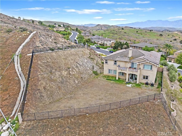 16418 Village Meadow Dr, Riverside, CA 92503 - aerial view of residential area with a mountainous background