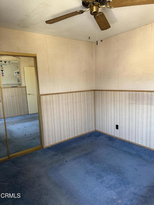 4117 S C St, Oxnard, CA 93033 - carpeted spare room with ceiling fan