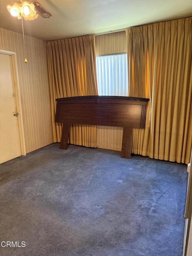 4117 S C St, Oxnard, CA 93033 - unfurnished living room with carpet and a ceiling fan
