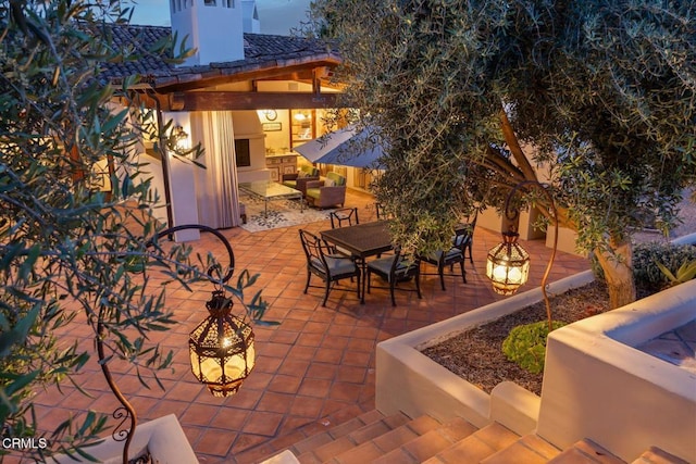 10971 Alto Ct, Oak View, CA 93022 - view of patio with an outdoor hangout area