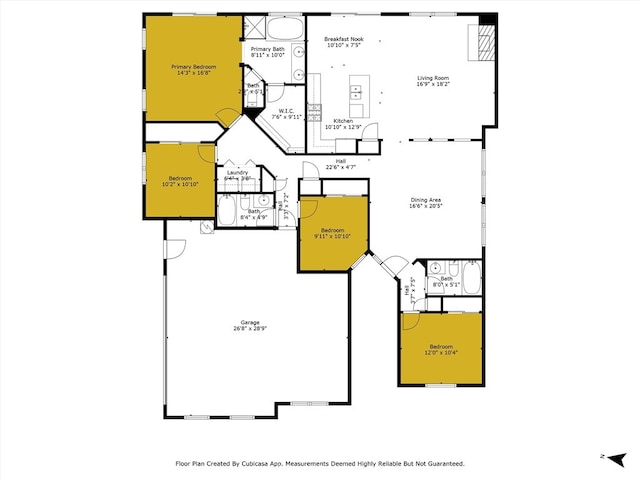 7 Abbott Cir, Chico, CA 95973 - room layout