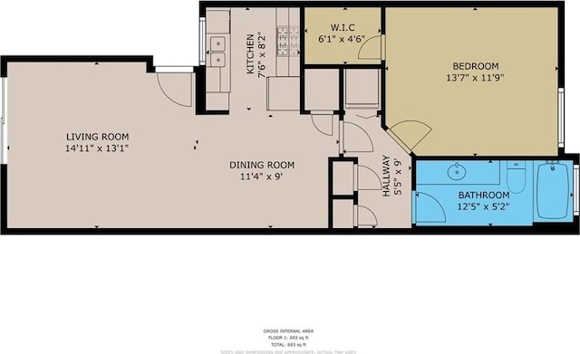 777 S Citrus Ave Unit 266, Azusa, CA 91702 - home floor plan