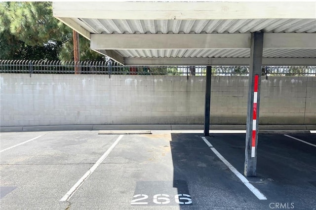 777 S Citrus Ave Unit 266, Azusa, CA 91702 - covered parking lot with fence