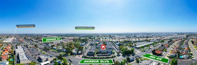 aerial overview of property's location