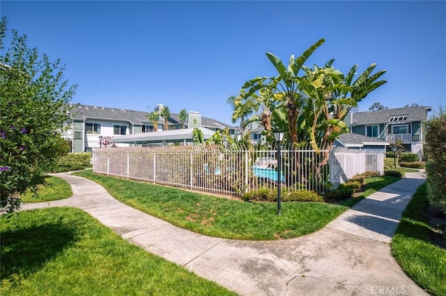 view of home's community with a residential view