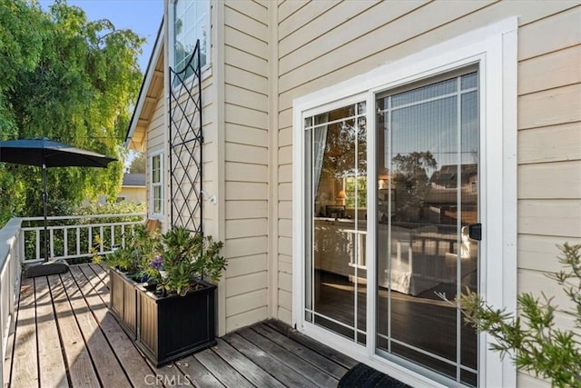 3061 Wood Dr, Cambria, CA 93428 - view of wooden deck