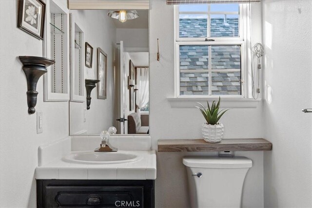 3061 Wood Dr, Cambria, CA 93428 - bathroom featuring toilet and vanity